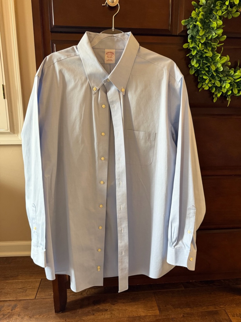Brooks Brothers Light Blue Oxford Button-Down Dress Shirt